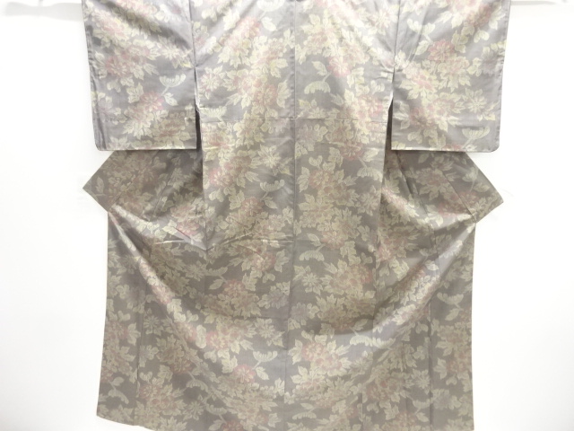 Japanese Kimono / Tsumugi Omeshi Silk